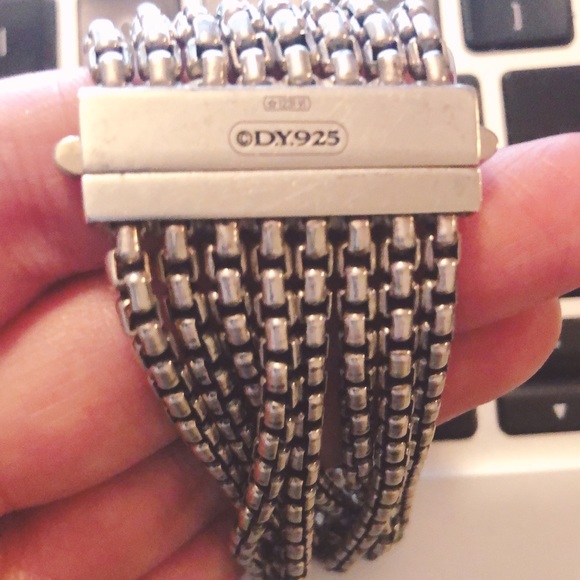 DAVID YURMAN Multi-Row Box Chain Bracelet - Picture 4 of 4